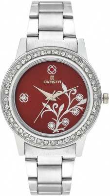OKASTA OK1013 High Quality Hot Explorer Chain Fashion Pro Crystal Studded Analog Watch  - For Women   Watches  (OKASTA)