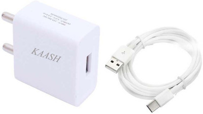 

Kaash 2A Wall Charger with C type Sync Cable for Clpad Cool 1 Mobile Charger(White)