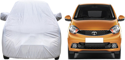 Bullseye Car Cover For Tata Tiago (Without Mirror Pockets)(Silver)