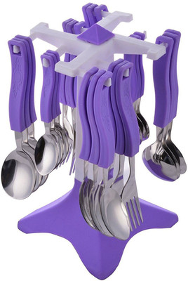

Vivir Galaxy Premium Stainless Steel Cutlery Set, 26-Pieces, Purple Stainless Steel Cutlery Set(Pack of 26)