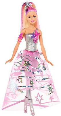

Barbie Star Light Adventure Doll in Gown(Multicolor)