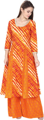 Natty India Women Kurta Palazzo Set
