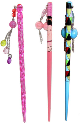 

Yashasvi Juda Sticks Hair Accessory Set(Multicolor)
