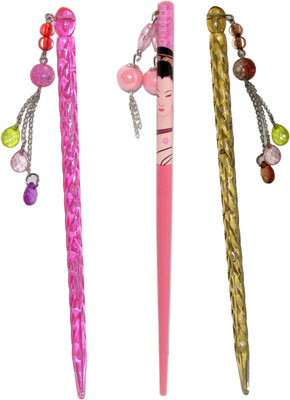 

Yashasvi Juda Sticks Hair Accessory Set(Multicolor)