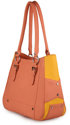 Women Marks Shoulder Bag(Yellow)