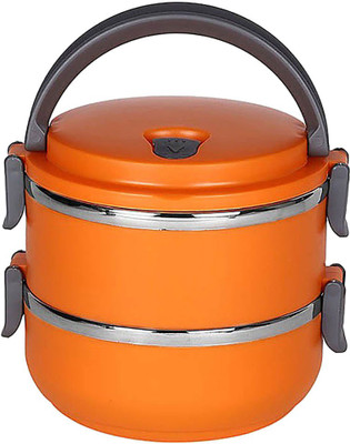 

Snowpearl Double layer Multicolor 2 Containers Lunch Box(1400 ml)