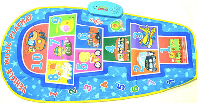 

Variety Gift Centre Kids Baby Number and Vehicle Sound Musical Play Activity Mat Gym(Multicolor)