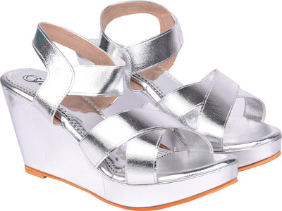 

Jade Women Silver Wedges
