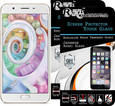 Roxel Tempered Glass Guard for Oppo F1s(Pack of 2)