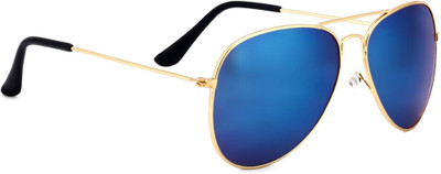 

Azmani Aviator Sunglasses(Blue)