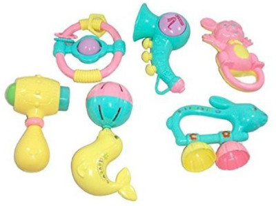 

Shop & Shoppee Sweet Cuddle Infants,Teething , Toddler New Born Toy , Jhunjhuna Rattle(Muticolor)