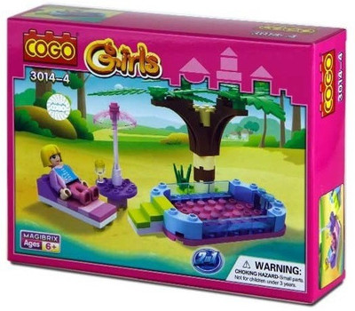 

ToysBuggy Cogo Girls Block Set - 3014-4(Multicolor)