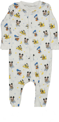 

Indirang Baby Boys White Bodysuit