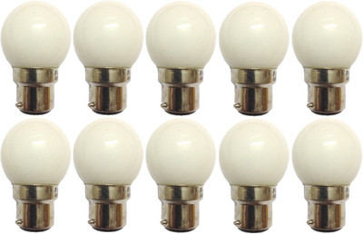 Origin 0.5 W Basic Round B22 LED Bulb(White, Pack of 10)