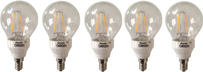 Origin 3 W Basic Round E14 LED Bulb(White, Pack of 5)