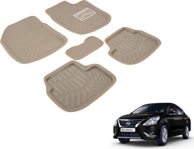 Auto Hub EVA 3D Mat For  Nissan Sunny(Beige)