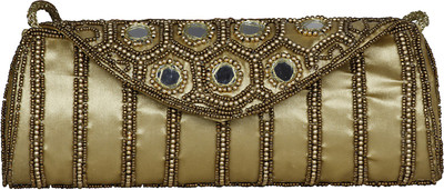 

WhiteAsh Casual Gold Clutch