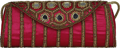 

WhiteAsh Casual Pink Clutch