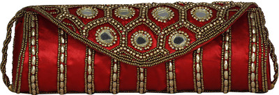

WhiteAsh Casual Maroon Clutch