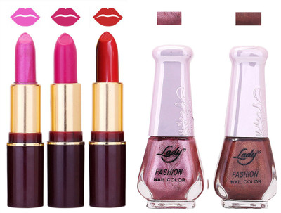 

Lady Fashion Make Up Combo 2203201850(Set of 5)