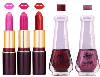 

Lady Fashion Make Up Combo 2203201846(Set of 5)