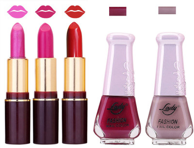 

Lady Fashion Make Up Combo 2203201839(Set of 5)