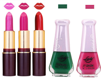 

Lady Fashion Make Up Combo 2203201824(Set of 5)