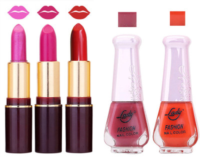 

Lady Fashion Make Up Combo 2203201826(Set of 5)