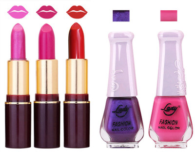 

Lady Fashion Make Up Combo 2203201840(Set of 5)