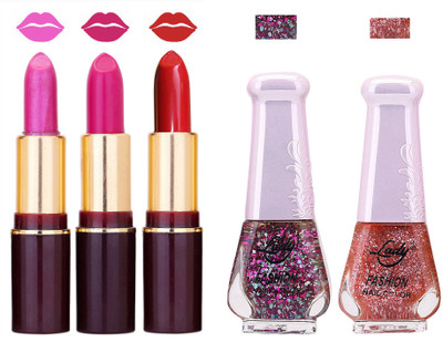 

Lady Fashion Make Up Combo 2203201814(Set of 5)