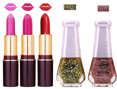 

Lady Fashion Make Up Combo 2203201820(Set of 5)