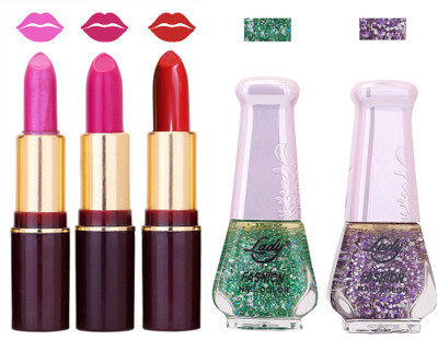 

Lady Fashion Make Up Combo 2203201816(Set of 5)