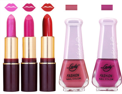 

Lady Fashion Make Up Combo 2203201862(Set of 5)