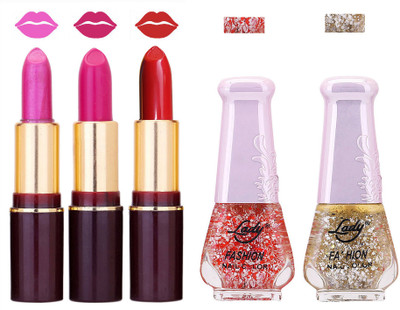 

Lady Fashion Make Up Combo 2203201817(Set of 5)