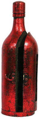 

Desi Karigar 1 Compartments Wood Bottle Tissue Holder(Red)