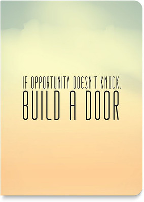 

inkFlap A5 Journal(FlapBook Premium Notebook - Opportunity, Light Peach)