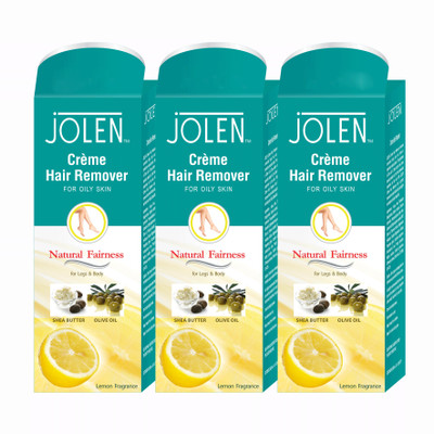 Jolen Hair Remover Lemon (Pack of 3) Cream(150 ml) Flipkart