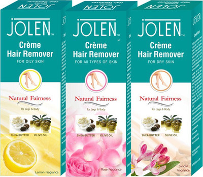 Jolen Hair Remover Combo (Pack of 3) Cream(150 ml, Set of 3)