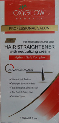 

Oxyglow Professional Salon Hair Straightener with Neutralising Cream(200 ml)