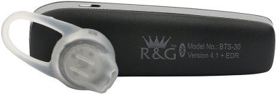 R&G BTS-30 Bluetooth Headset with Mic(Silver, Black, In the Ear) 1