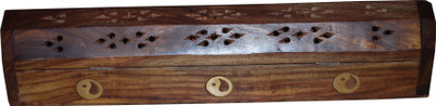 

Indoart Wooden Incense Holder(Brown)