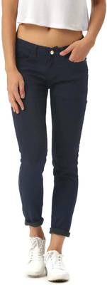 Dressberry Skinny Women's Dark Blue Jeans