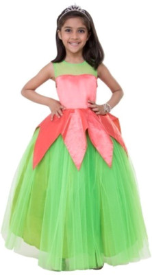 

Samsara Couture Girls Maxi/Full Length Party Dress(Multicolor, Sleeveless