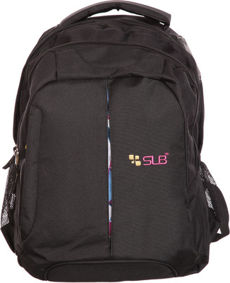

SLBL 15.6 inch Expandable Laptop Backpack(Multicolor), Black