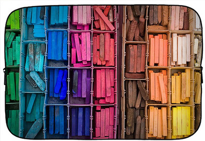 

Star NV Bags 14 inch Expandable Sleeve/Slip Case(Multicolor), Starnv laptop slve multicolor 1221