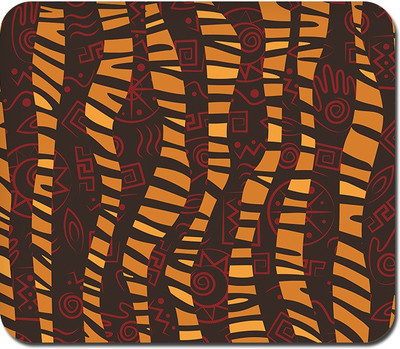 

Blackbora Cheetah Tribal Wave Mousepad(Multicolor)