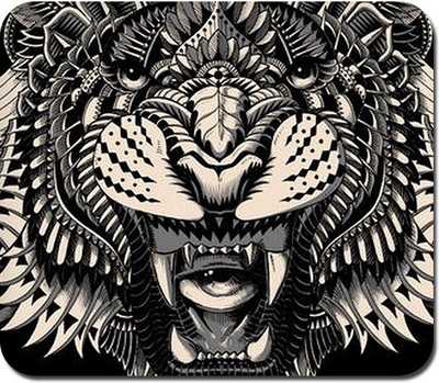 

Blackbora Abstract Tiger Mousepad(Multicolor)