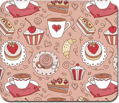 

Blackbora Cute Cakes Mousepad(Multicolor)