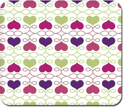 

Blackbora Heart Pattern Mousepad(Multicolor)