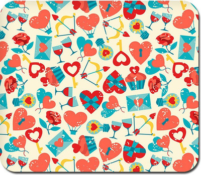 

Blackbora Be my Valentine Mousepad(Multicolor)